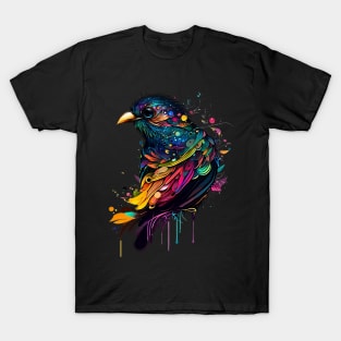 Colorful Abstract Bird T-Shirt